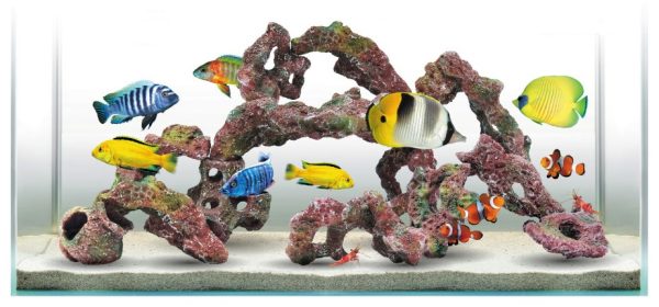 UP Aqua Ceramic Live Rock Decorations S (3 PCS) - Image 2
